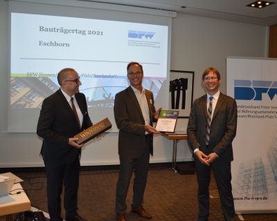 Preisverleihung am Bauträgertag Eschborn 2021